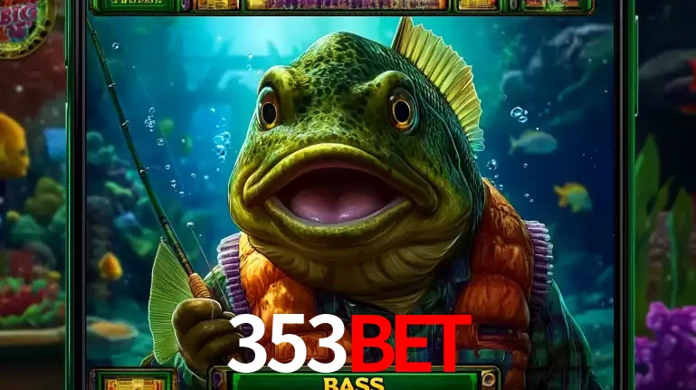 Personagem de peixe pescador do popular jogo de slot com tema de pescaria, uma das emocionantes opções de caça-níqueis para jogar e ganhar no cassino 353BET.